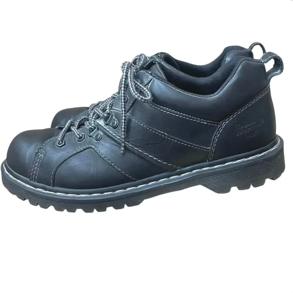 Dr. Martens Finnegan Shoe Men Size uS 13 Black Leather Chunky Grunge Utility